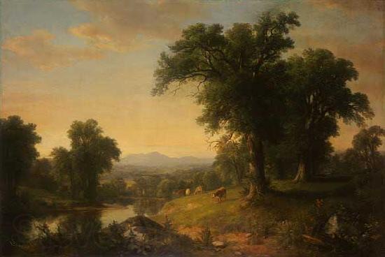 Asher Brown Durand A Pastoral Scene Spain oil painting art